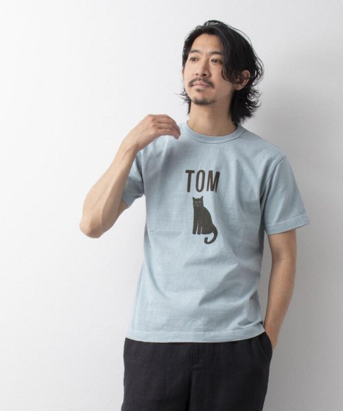 NOLLEY’S goodman(ノーリーズグッドマン)/【BARNS OUTFITTERS/バーンズアウトフィッターズ】別注 吊り編みTシャツ TOM ネコ/img08