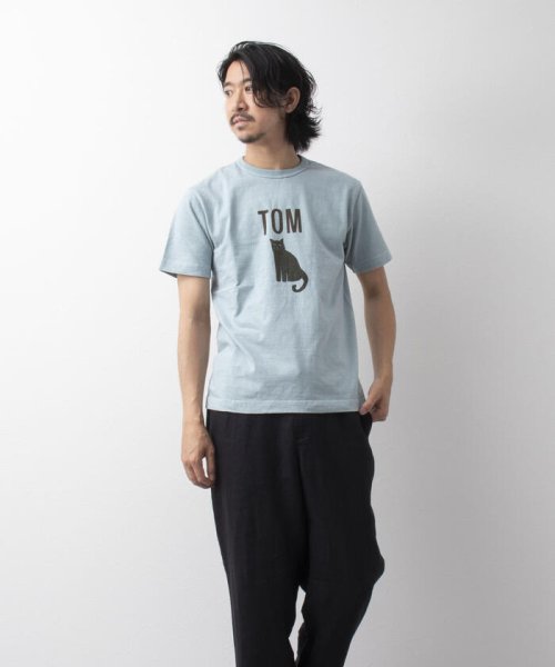 NOLLEY’S goodman(ノーリーズグッドマン)/【BARNS OUTFITTERS/バーンズアウトフィッターズ】別注 吊り編みTシャツ TOM ネコ/img09