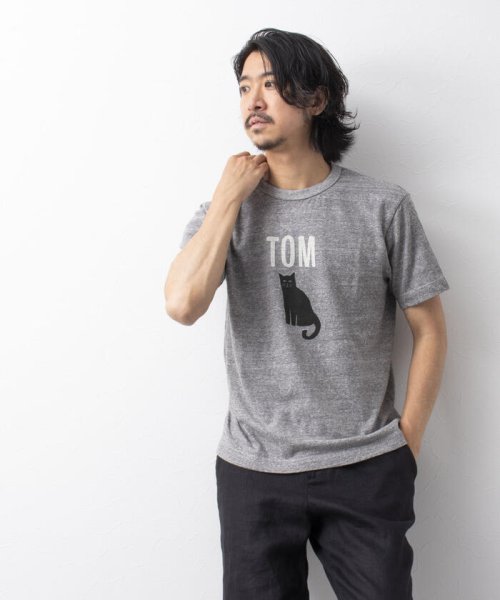 NOLLEY’S goodman(ノーリーズグッドマン)/【BARNS OUTFITTERS/バーンズアウトフィッターズ】別注 吊り編みTシャツ TOM ネコ/img14