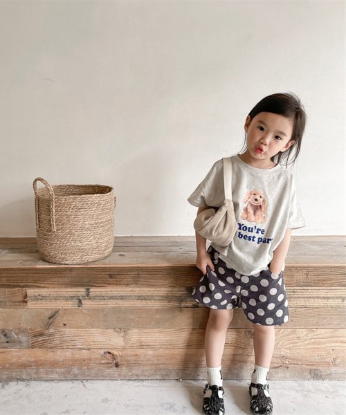 aimoha(aimoha（アイモハ）)/aimoha－KIDS－ 韓国子供服　ドット柄ショートパンツ/img11