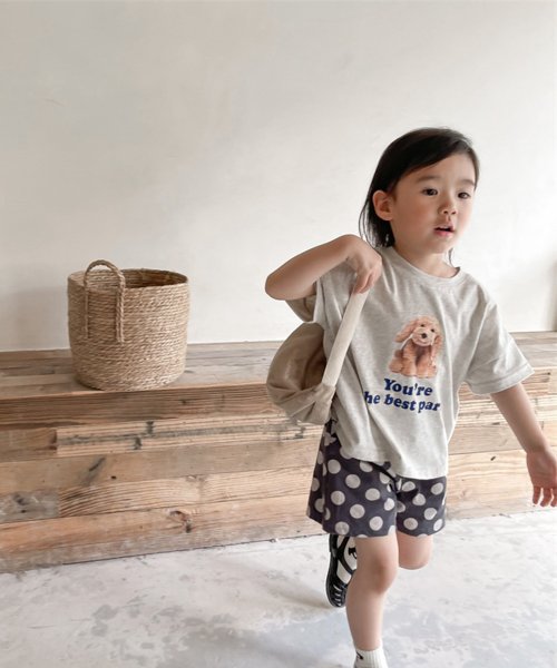 aimoha(aimoha（アイモハ）)/aimoha－KIDS－ 韓国子供服　ドット柄ショートパンツ/img12