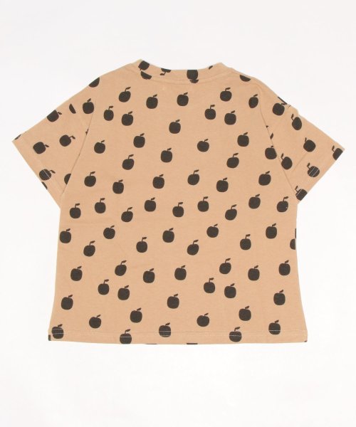 aimoha(aimoha（アイモハ）)/aimoha－KIDS－ 韓国子供服　アップル総柄半袖tシャツ/img01