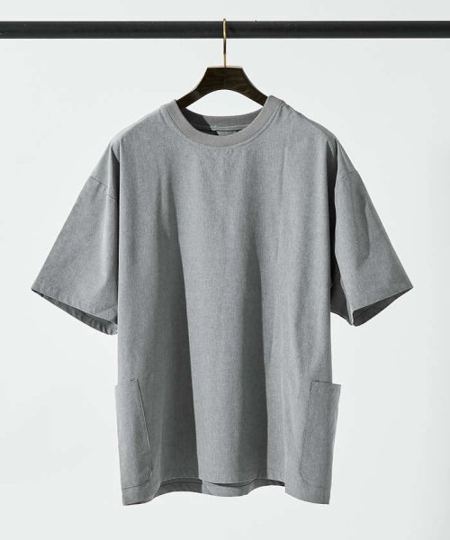 ABAHOUSE(ABAHOUSE)/【セットアップ対応】360° ストレッチ ダブルポケット 半袖 Tシャツ/img03