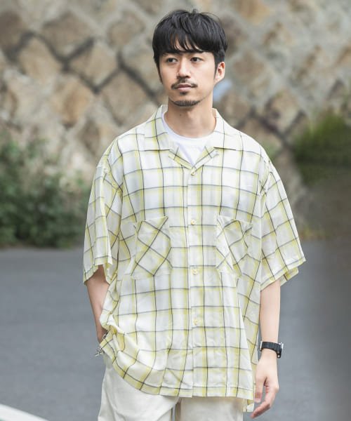 URBAN RESEARCH(アーバンリサーチ)/WORK NOT WORK　Open Collar Checked Shirts/img01