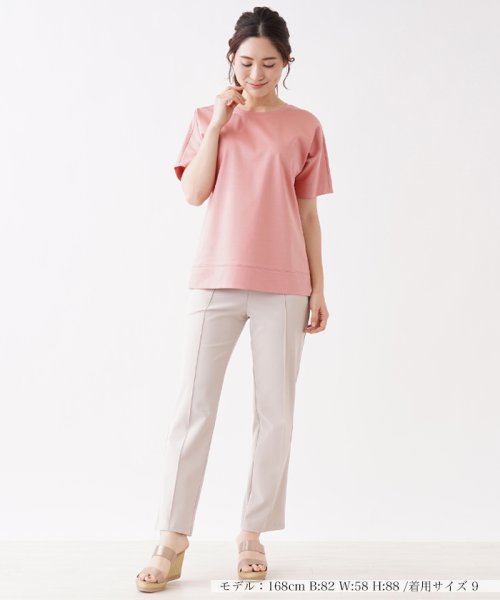 Leilian(レリアン)/クルーネックTシャツ【my perfect wardrobe】/img01