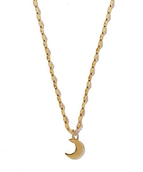 les bon bon(les bon bon)/【les bon bon / ルボンボン】victoria moon necklace / ヴィクトリア ムーン ネックレス gold ゴールド 10K 10金/img01