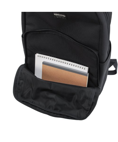 ワンダーバゲージ グッドマンズ リュック ビジネス A4 PC収納 バリスタ―ナイロン 本革 日本製 ブランド WONDER BAGGAGE WB－G－032 BAGGAGE