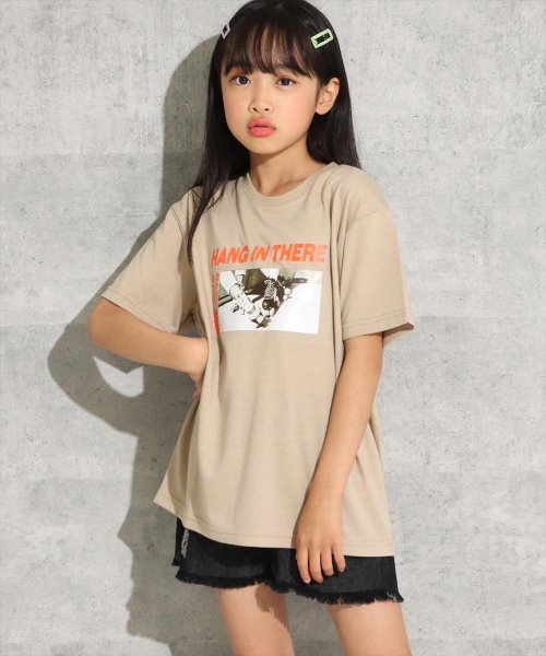 ANAP KIDS(アナップキッズ)/フォトペイントプリントビッグTシャツ/img01