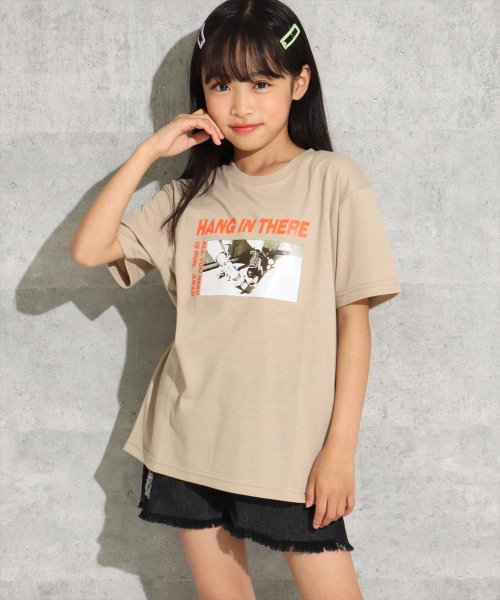 ANAP KIDS(アナップキッズ)/フォトペイントプリントビッグTシャツ/img02