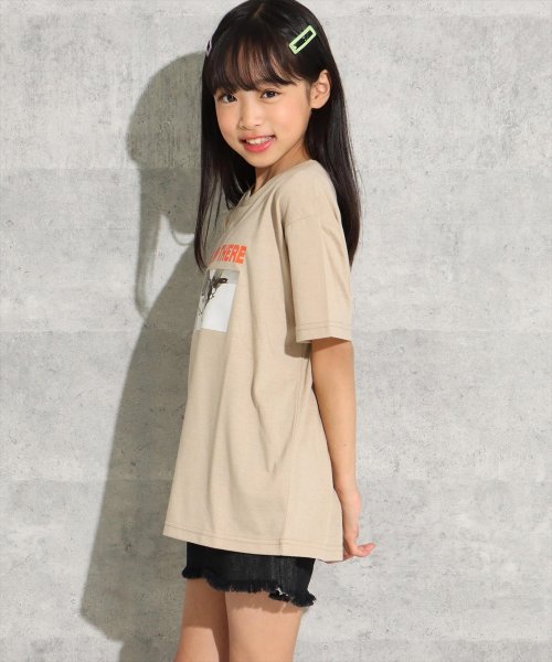 ANAP KIDS(アナップキッズ)/フォトペイントプリントビッグTシャツ/img03