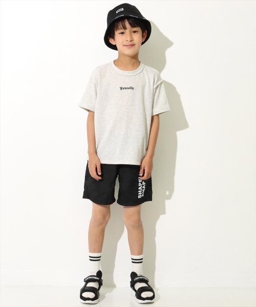 ANAP KIDS(アナップキッズ)/ロールアップ刺繍ビッグTシャツ/img01