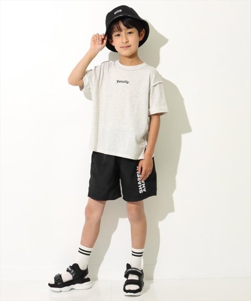 ANAP KIDS(アナップキッズ)/ロールアップ刺繍ビッグTシャツ/img02