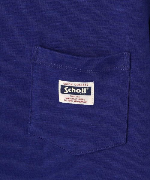 Schott(ショット)/LS WORK LABEL POCKET/ワークラベル ポケット ロンT/img06