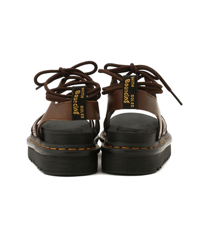 Dr.Martens/ドクターマーチン/NARTILLA/ナルティラ ブラウン サンダル 高品質な検査 Dr.Martens ナルティラ サンダル