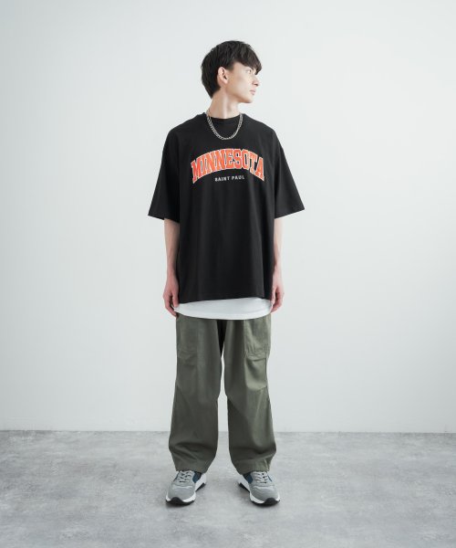 Rocky Monroe(ロッキーモンロー)/Tシャツ 半袖 メンズ レディース カレッジ アメカジ カジュアル ストリート ミソネタ パラマス アメリカ ルーズ ワイド ビッグシルエット オーバーサイズ /img77