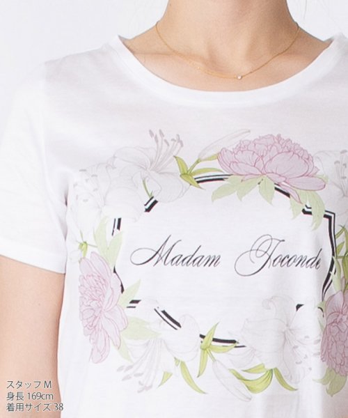 MADAM JOCONDE(マダム ジョコンダ)/【洗える】フラワープリント Tシャツ/img06