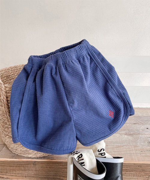 aimoha(aimoha（アイモハ）)/aimoha－KIDS－ 韓国子供服　ワンポイント刺繍ハーフパンツ/img15