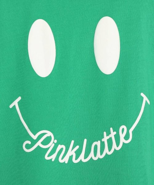 PINK-latte(ピンク　ラテ)/【スマイリー・フェイス】スマイリーコラボショート丈Tシャツ/img12