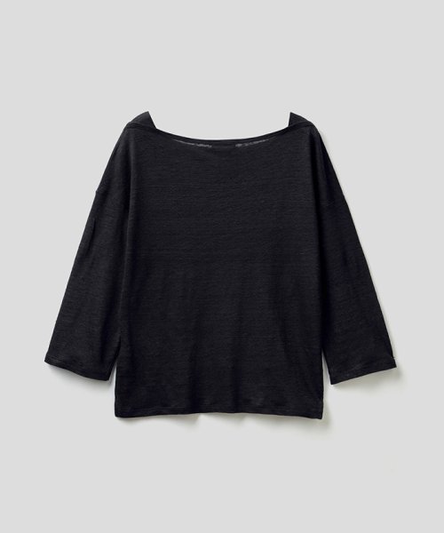 BENETTON (women)(ベネトン（レディース）)/リネンボートネック7分袖Tシャツ・カットソー/img04