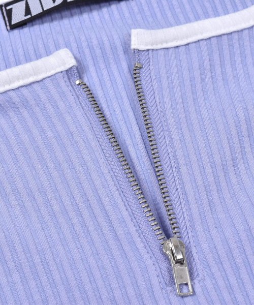 ZIDDY(ジディー)/ネックレス付 テレコ ZIP Tシャツ (130~160cm)/img10