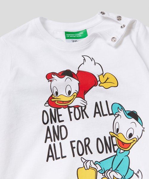 BENETTON (UNITED COLORS OF BENETTON BOYS)(ユナイテッド　カラーズ　オブ　ベネトン　ボーイズ)/【Disney（ディズニー）コラボ】キッズヒューイデューイルーイ半袖Tシャツ・カットソーB/img02