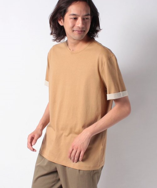 BENETTON (mens)(ベネトン（メンズ）)/ロールアップ半袖Tシャツ・カットソー/img03