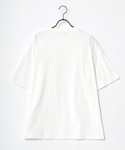 LAZAR(ラザル)/【Lazar】Cute Couple ビッグシルエット ワンポイント 刺繍 Tシャツ メンズ レディース 半袖/img22