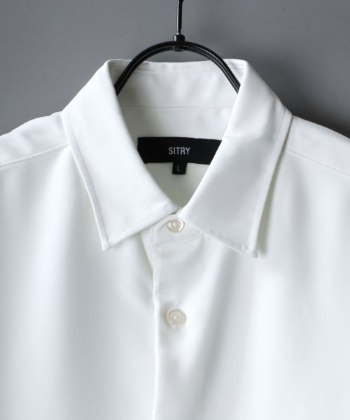 SITRY(SITRY)/【SITRY】Oversize Drop shoulder Regular collar shirt/オーバーサイズ ドロップショルダー レギュラーカラーシャツ/img01
