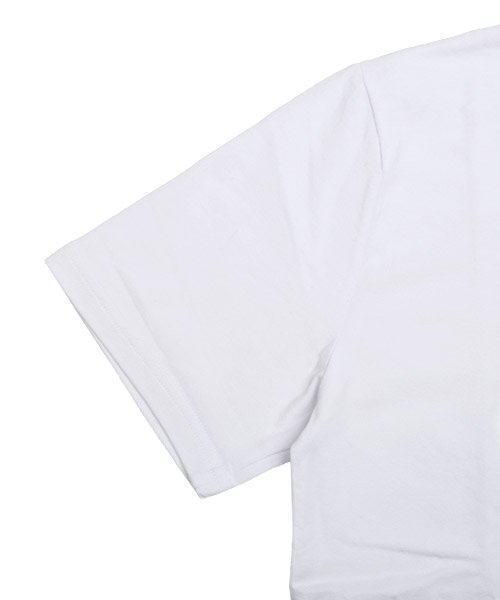 LUXSTYLE(ラグスタイル)/ダブルロゴバックプリント刺繍Tシャツ/Tシャツ メンズ 半袖 ロゴ 刺繍 クルーネック 春夏/img14
