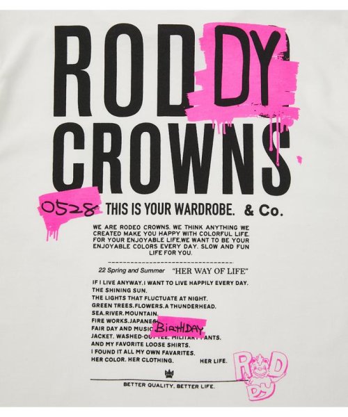 RODEO CROWNS WIDE BOWL(ロデオクラウンズワイドボウル)/キッズ0528 R LOGO Tシャツ/img02