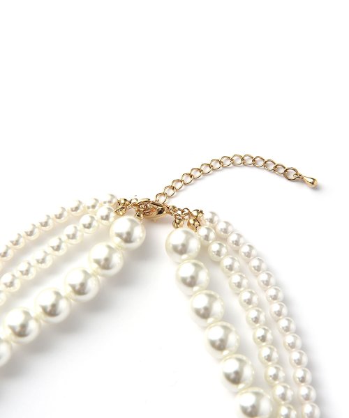 marjour(マージュール)/TRIPLE PEARL NECKLACE/img09