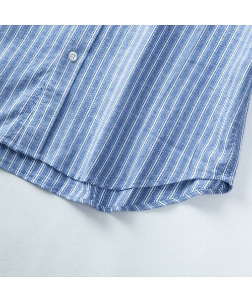  GENELESS(GENELESS)/リネン シャツ メンズ 七分袖 ストレッチ 綿麻 麻 コットンリネン M L LL XL 大きいサイズ/img28