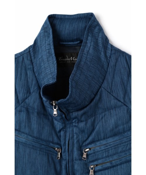 TORNADO MART∴スタンドライダースダウンベスト TORNADO