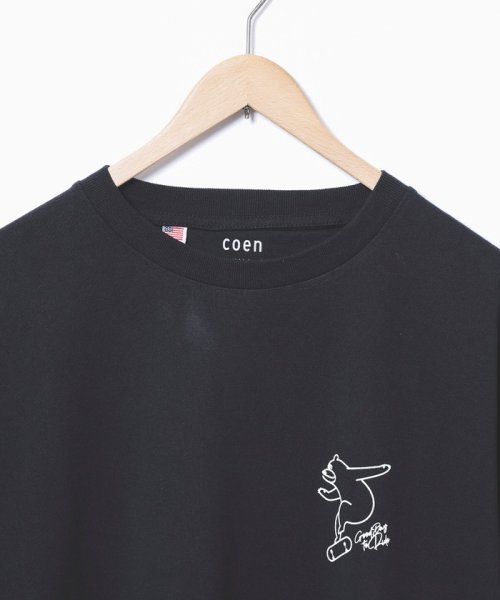 coen(コーエン（キッズ）)/【ユニセックス】スケボーコーエンベアプリントTシャツ/img17