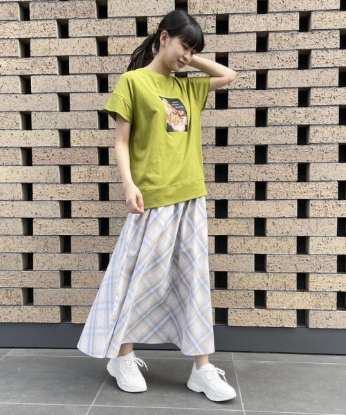 COMME CA ISM (コムサイズム（レディス）)/フォトプリント　Ｔシャツ/img24