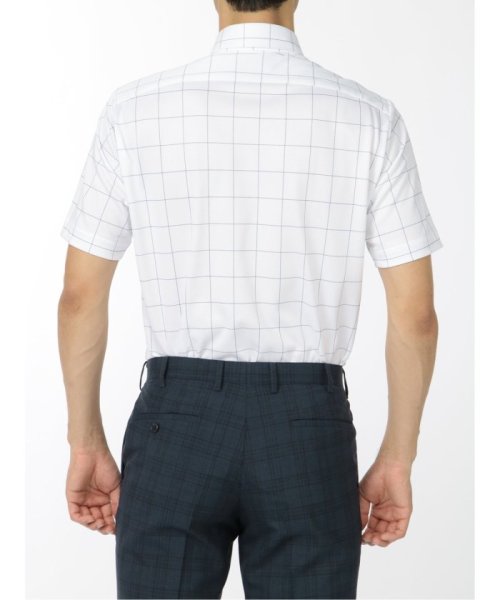 TAKA-Q(タカキュー)/クールパス/COOLPASS スタンダードフィット ボタンダウン 半袖 ニット 半袖 シャツ メンズ ワイシャツ ビジネス ノーアイロン 形態安定 yシャツ 速/img07