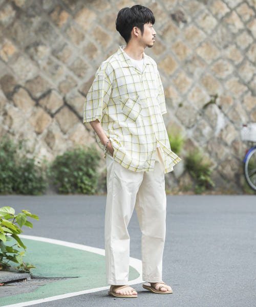 URBAN RESEARCH(アーバンリサーチ)/WORK NOT WORK　Open Collar Checked Shirts/img05