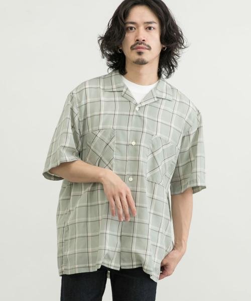 URBAN RESEARCH(アーバンリサーチ)/WORK NOT WORK　Open Collar Checked Shirts/img06