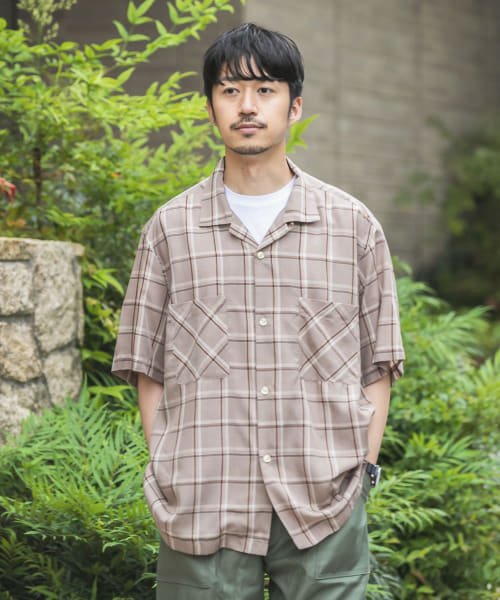 URBAN RESEARCH(アーバンリサーチ)/WORK NOT WORK　Open Collar Checked Shirts/img10