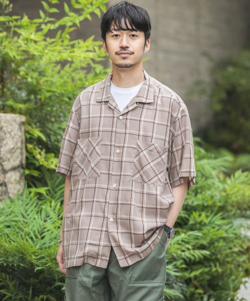 URBAN RESEARCH(アーバンリサーチ)/WORK NOT WORK　Open Collar Checked Shirts/img11
