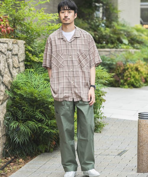 URBAN RESEARCH(アーバンリサーチ)/WORK NOT WORK　Open Collar Checked Shirts/img13