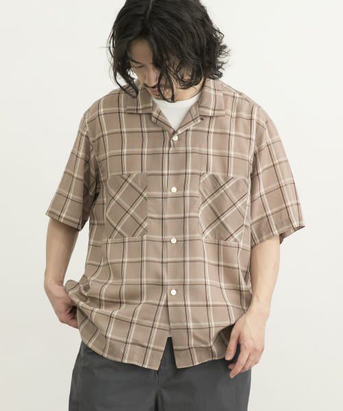 URBAN RESEARCH(アーバンリサーチ)/WORK NOT WORK　Open Collar Checked Shirts/img16