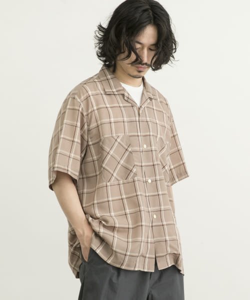 URBAN RESEARCH(アーバンリサーチ)/WORK NOT WORK　Open Collar Checked Shirts/img17