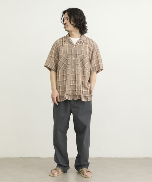 URBAN RESEARCH(アーバンリサーチ)/WORK NOT WORK　Open Collar Checked Shirts/img18