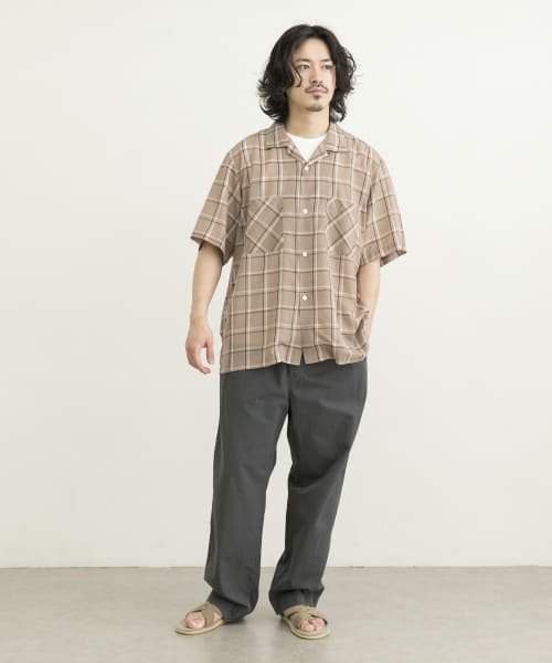 URBAN RESEARCH(アーバンリサーチ)/WORK NOT WORK　Open Collar Checked Shirts/img19