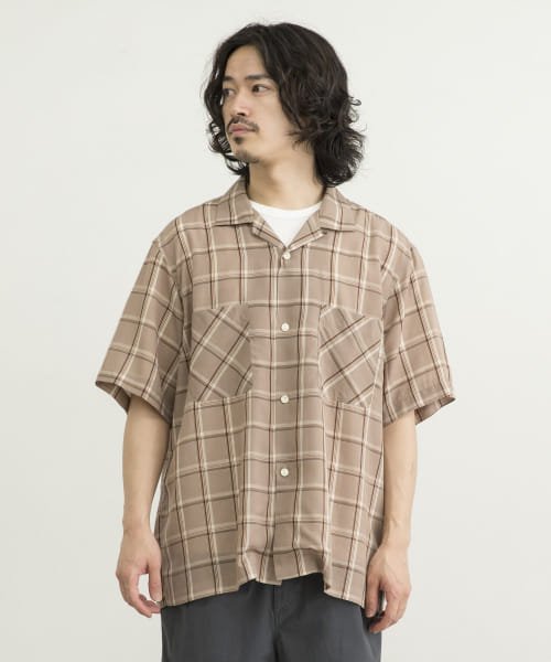 URBAN RESEARCH(アーバンリサーチ)/WORK NOT WORK　Open Collar Checked Shirts/img20