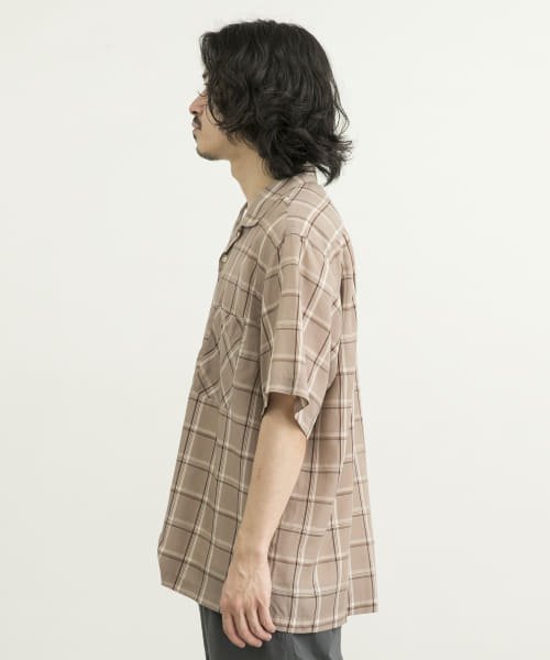 URBAN RESEARCH(アーバンリサーチ)/WORK NOT WORK　Open Collar Checked Shirts/img21