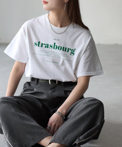 Riberry(リベリー)/【GILDAN】 strasbourgプリントTシャツ/img11