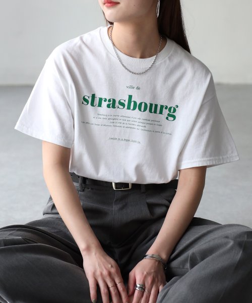 Riberry(リベリー)/【GILDAN】 strasbourgプリントTシャツ/img12