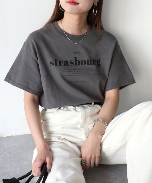 Riberry(リベリー)/【GILDAN】 strasbourgプリントTシャツ/img19